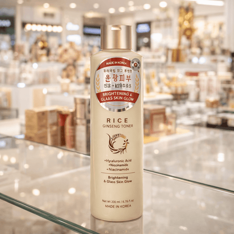 MONTNATURE Rice Ginseng Face Toner (6.76oz) - Lunara Cosmetics
