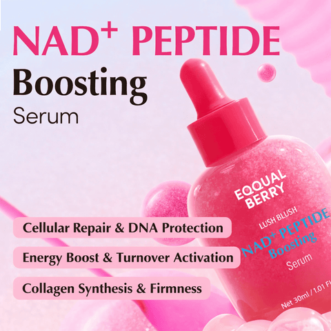 EQQUALBERRY NAD+ Peptide Boosting Face Serum (1.01 fl.oz) - Lunara Shopping