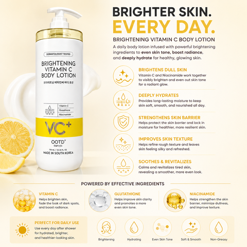OOTD’s VC+ Brightening Vitamin C Body Lotion (25.36 fl.oz)