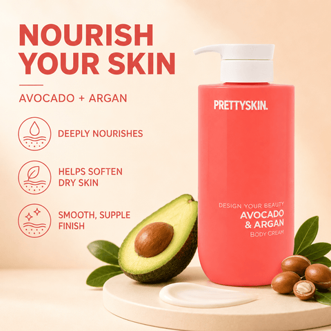 PRETTYSKIN | Design Your Beauty | Body Cream Collection (16.9 fl.oz) - Lunara Cosmetics