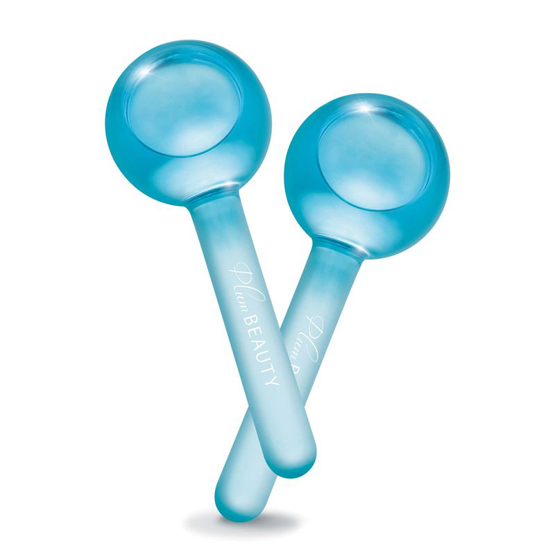PLUM BEAUTY Glass Cooling Facial Globes (1 pair)