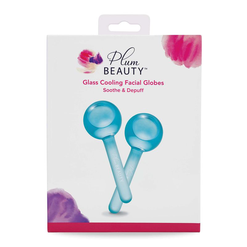 PLUM BEAUTY Glass Cooling Facial Globes (1 pair)
