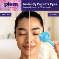 PLUM BEAUTY Glass Cooling Facial Globes (1 pair)