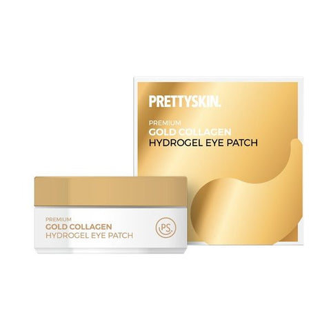 PRETTYSKIN Premium Gold Collagen Hydrogel Eye Patch 60ea (3.17 oz)
