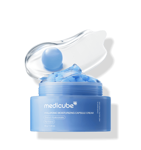 MEDICUBE Hyaluronic Moisturizing Capsule Cream (55g) - Lunara Shopping