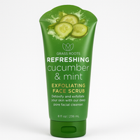 Grass Roots Refreshing Cucumber & Mint Exfoliating Face Scrub 98 fl.oz)