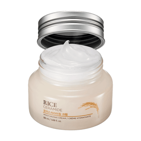 THE FACE SHOP Rice Ceramide Moisturizing Face Cream (1.69 fl.oz) - Lunara Shopping