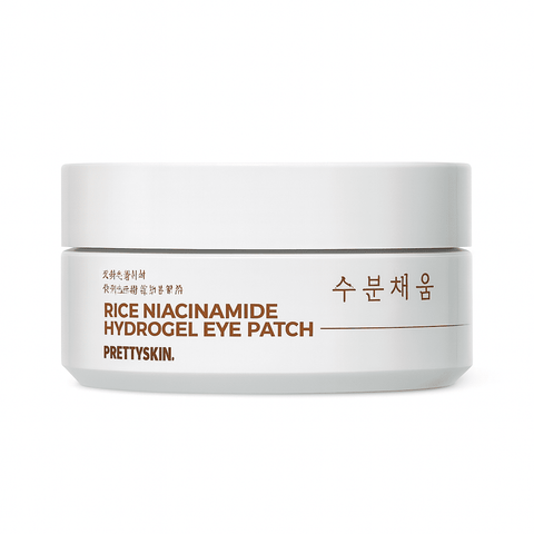 PRETTYSKIN Rice Niacinamide Hydrogel Eye Patch 60ea (3.17 oz) - Lunara Shopping