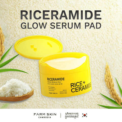 FARM SKIN Rice and Ceramide Glow Serum Pad (3.71 fl oz) - Lunara Shopping