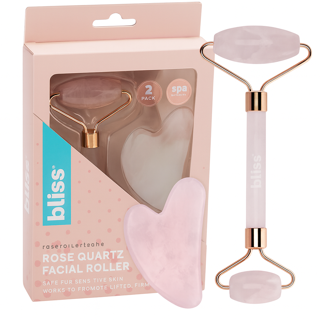LINDO Luxury Jade Face Roller & Gua Sha Kit
