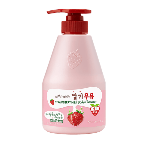 KWAILNARA Milk Body Cleanser & Lotion Set, (Strawberry) - Lunara Shopping