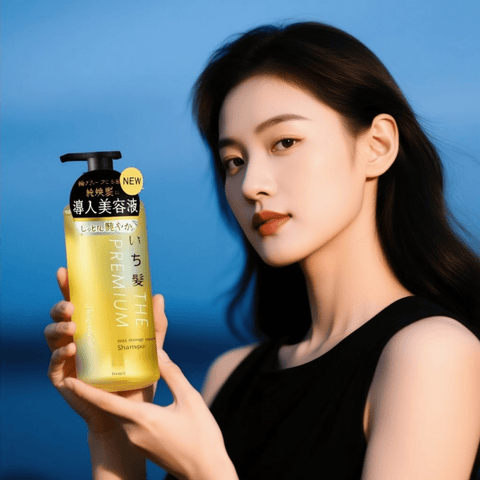 KRACIE The Premium Extra Damage Hair Care Shampoo (16.23 fl.oz) - Lunara Shopping