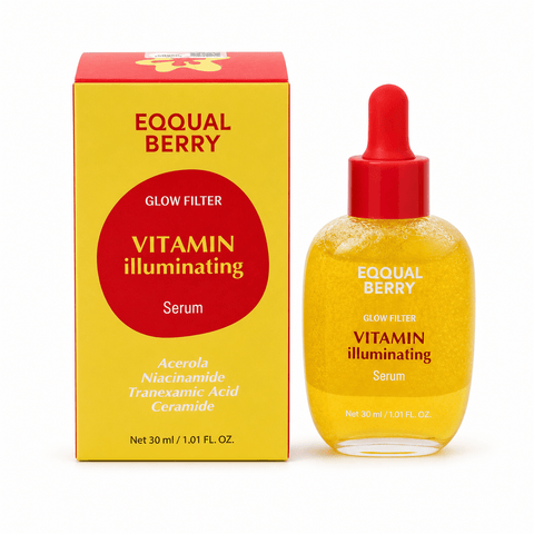 EQQUALBERRY Deep Cera Vitamin Illuminating Face Serum (1.01 fl.oz) - Lunara Cosmetics