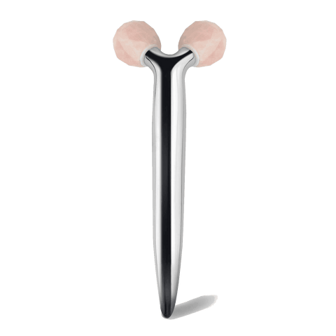 ZAQ Rose Quartz Y Facial Roller - Lunara Shopping